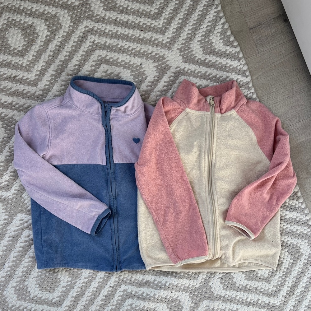 Kids' Colorblock Fleece Jackets